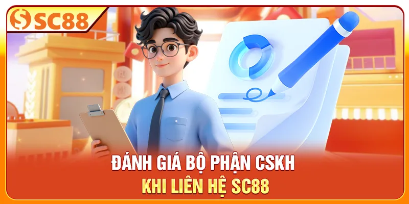 Đánh giá bộ phận CSKH khi liên hệ SC88