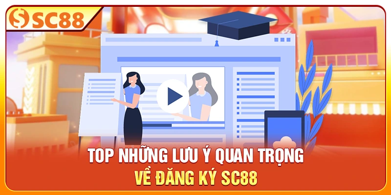 Top những lưu ý quan trọng về đăng ký SC88