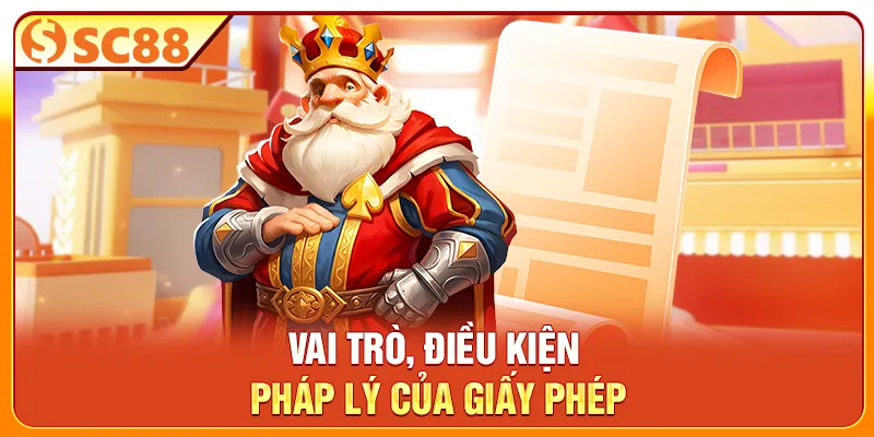 Vai trò, điều kiện pháp lý của giấy phép